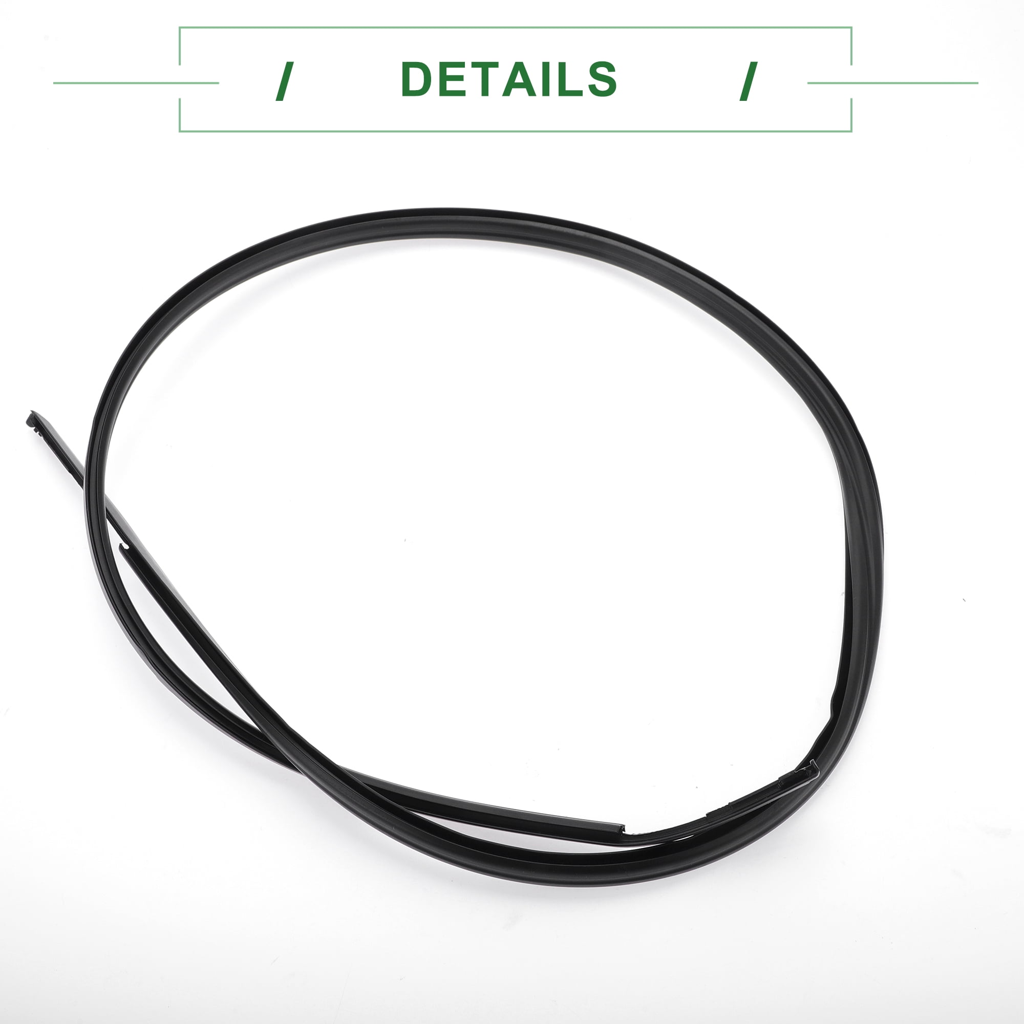 Unique Bargains Roof Sealing Strip for Toyota Yaris 2012-2014 Rubber Left Side Black