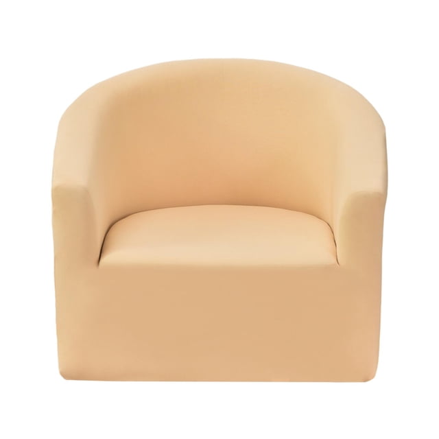 Fundas elásticas para sofá, fundas para sillones y fundas para sillas de salón, suaves y gruesas. Beige