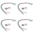 thumbnail image 3 of Dual Color LED, Reliable Waterproof Firm Waterproof Round LEDs  For Access Control Switches For CNC Machine Tools For Computer Modification For Car Modification Red And Green, 3 of 8