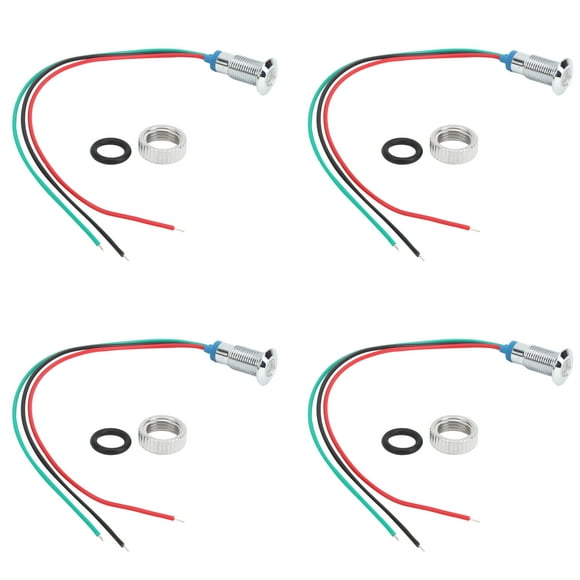 LED redondos, 4 juegos precableados, precableados, redondos, LE Ds, solución innovadora