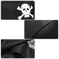 thumbnail image 3 of 2 piezas de Halloween Pirate Hat Masquerade Party Cosplay Props Pirate Cap para adultos (Red Ribbon Pirate Hat + Black White Skull Pirate Hat), 3 of 7
