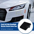 thumbnail image 2 of Unique Bargains Left Front Bumper Headlight Washer Nozzle Cap for for BMW 335i 335xi 2006 No.61678031307 Black, 2 of 6