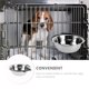 thumbnail image 3 of NUOLUX Comedero De Inoxidable Para Jaula De Mascotas Con Y Capacidad Amplia Para, 3 of 8