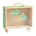 thumbnail image 2 of Banco de fondos - Caja de sombra decorativa Marco de madera Vitrinas Dinero Alcancía Hugtrwg Para estrenar, 2 of 7