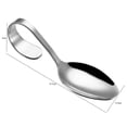 thumbnail image 5 of Cuchara de Buffet, cuchara para servir, vajilla, cuchara de acero inoxidable, cuchara con mango curvo que no es fácil de corroer ni oxidar, 5 of 5