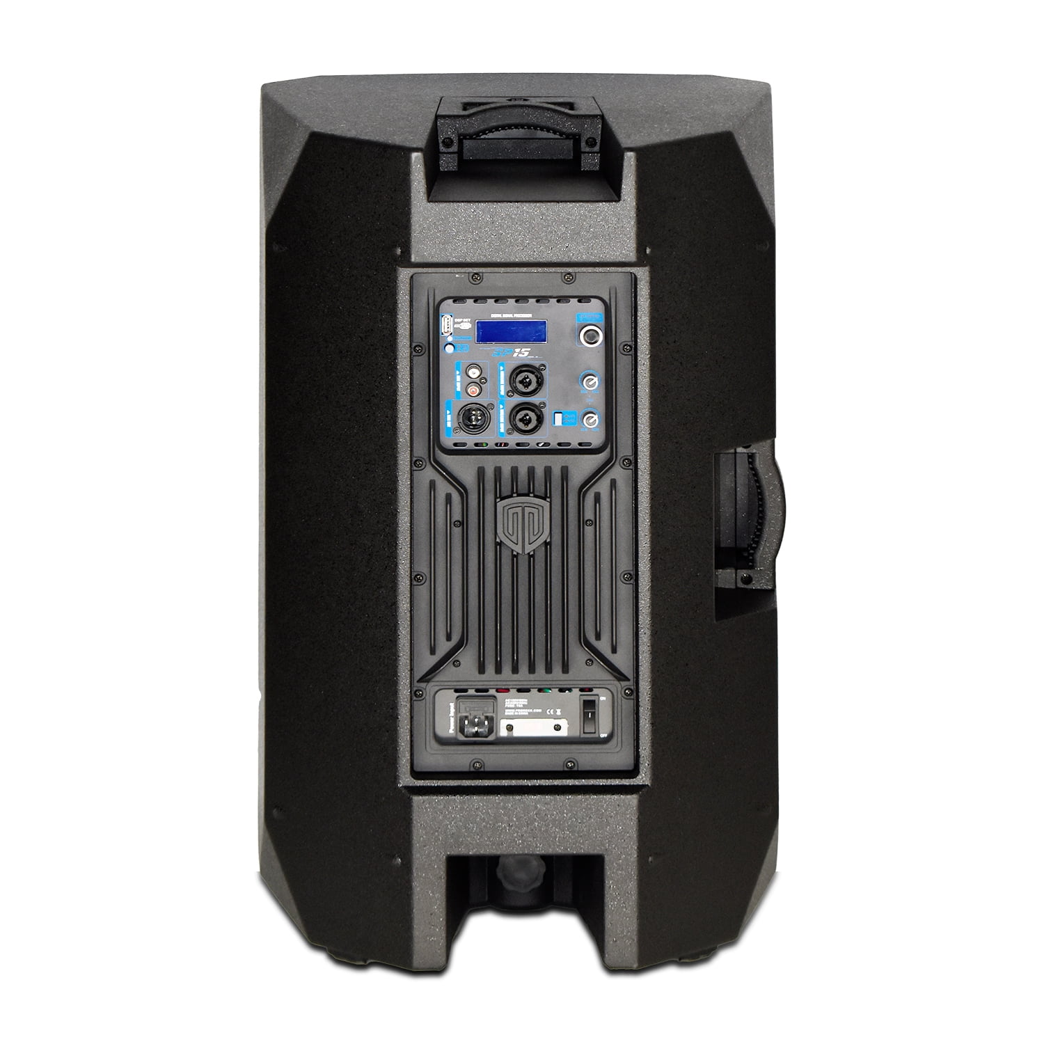 Proreck SP-15 15-Inch 1400W Stereo Powered Speaker with Bluetooth and 3-Channel Inputs