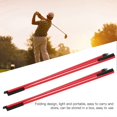 thumbnail image 2 of Palos de Alineación Yashi para Golf Plegables con Estuche Rojo, 2 of 5