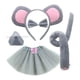 thumbnail image 1 of Disfraz de ratón para niños y niñas, diadema con orejas de ratón para fiestas, actuaciones y cumpleaños. Estilo C, 1 of 9
