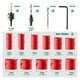 thumbnail image 2 of Kit de sierras perforadoras HYCHIKA, bimetal, 17 piezas, acero de alta velocidad, 2 of 7
