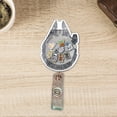 thumbnail image 2 of Custom Disney Star Wars Shaker Badge Reel, Disney Galaxy Acrylic ID Holder, Funny Han Solo Goofy Stormtrooper Reel,star Wars Fan D3DH04, 2 of 4