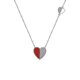 thumbnail image 4 of 26-27 Women Necklace Chain Choker Pendant Jewelry Girls Gift S925 Irregular Heart Shape, 4 of 5