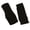 Black, variant on Women Cable Knit Fingerless Gloves Ribbed Elastic Half Finger Warm Winter Knit Hand Warmers for Office Typing Gray One Size