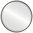 thumbnail image 1 of Singapore Framed Round Mirror - Matte Black - 25" x 25", 1 of 7