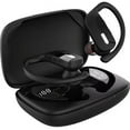 thumbnail image 4 of Audífonos Inalámbricos Bluetooth con 48 Horas de Reproducción, Intrauditivos Impermeables con Micrófono y Pantalla LED para Deportes, Running y Entrenamiento, Color Negro, 4 of 10