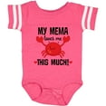 thumbnail image 3 of Inktastic My Mema Loves Me Grandson Boys or Girls Baby Bodysuit, 3 of 5