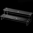 thumbnail image 1 of 2-5 Layers Acrylic Ladder Display Stand Perfume Doll Transparent Storage Rack 2 Layers 29cm, 1 of 8