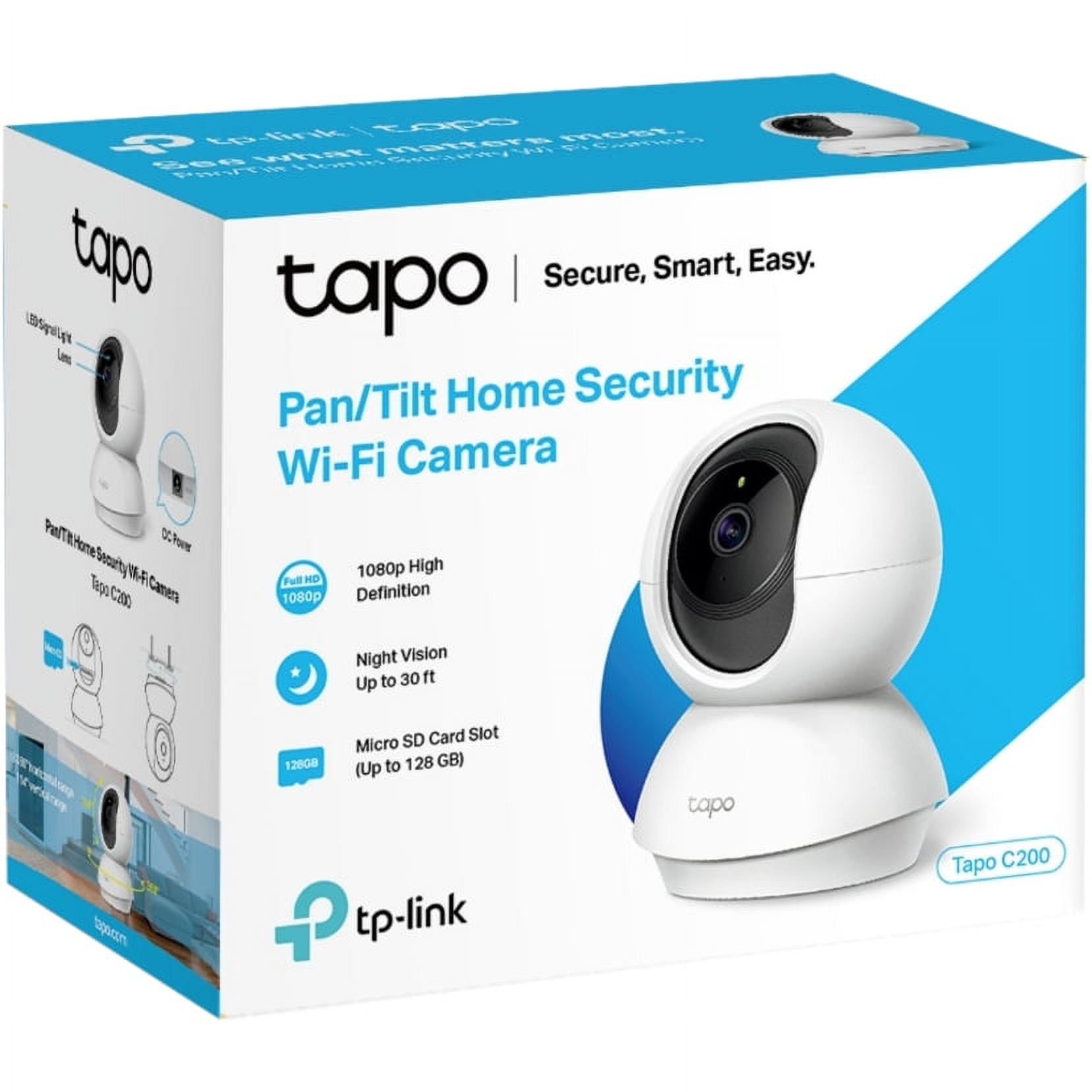 Tapo C200 Indoor HD Network Camera, Color, White 