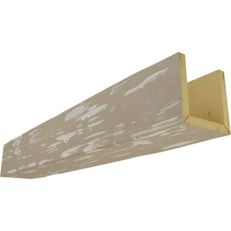 

Ekena Millwork 12 W x 8 H x 22 L 3-Sided (U-beam) Pecky Cypress Endurathane Faux Wood Ceiling Beam White Washed