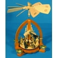 thumbnail image 4 of German christmas pyramid Nativity scene, height 27 cm / 11 inch, natural, original Erzgebirge by Richard Glaesser Seiffen, 4 of 4