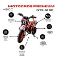 thumbnail image 3 of Motocicleta Infantil Shahoma  MC01 Premium Motocross 49cc Anaranjada, 3 of 7