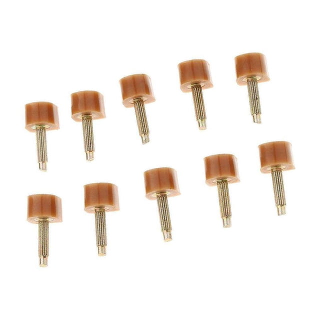 Dalazy High Heel Tips Taps Shoe Repair Replacement Dowels Stiletto Pads 10mm Thick Pin