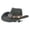 01-Black, variant on Cowboy Hats for Women Men Wide Brim Western Cowboy Hat Classic Roll up Resistant Felt Rancher Hats 04-Brown One Size