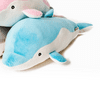 "Scooshin Cute Ultra Soft 25"" Dolphin Plush Stuffed Animal, Pillow Cushion - BLUE"