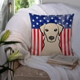 thumbnail image 3 of USA Design with Dog Fabric Decorative Pillow, 3 of 4