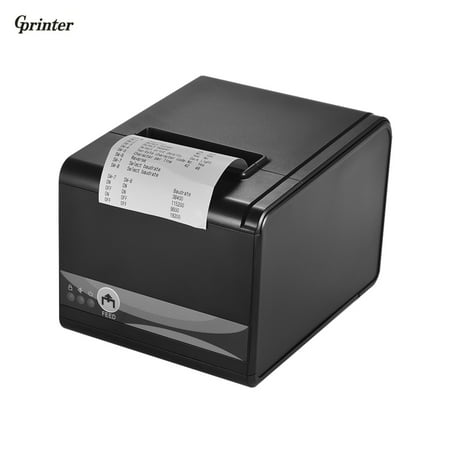Serial Pos Printer - Gprinter GP-80250I Thermal Receipt Printer 250mm/s High Speed 80mm 3inch Width Serial USB Ethernet Ports for Computer POS Cash Drawer