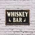 thumbnail image 5 of Whiskey Bar (2 Pack) 7 Inch x 10 Inch Novelty Aluminum Metal Sign Neat Rocks Repeat Weatherproof Perfect for Dens Bars Man Caves Fun Gift for Whiskey Lovers Bartenders Friends Crafted, 5 of 6