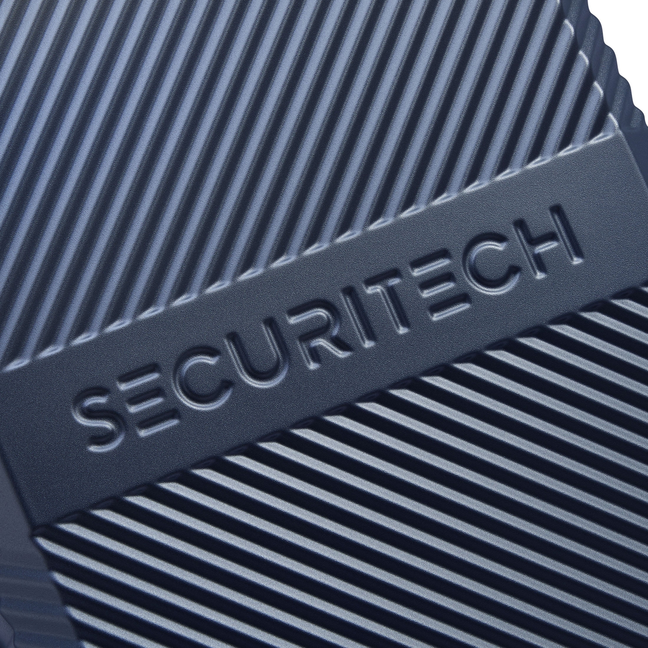 Securitech by Delsey, Patrol 2 PC Hardside Luggage Set includes Carry-on & Medium Checked Sizes, Blue