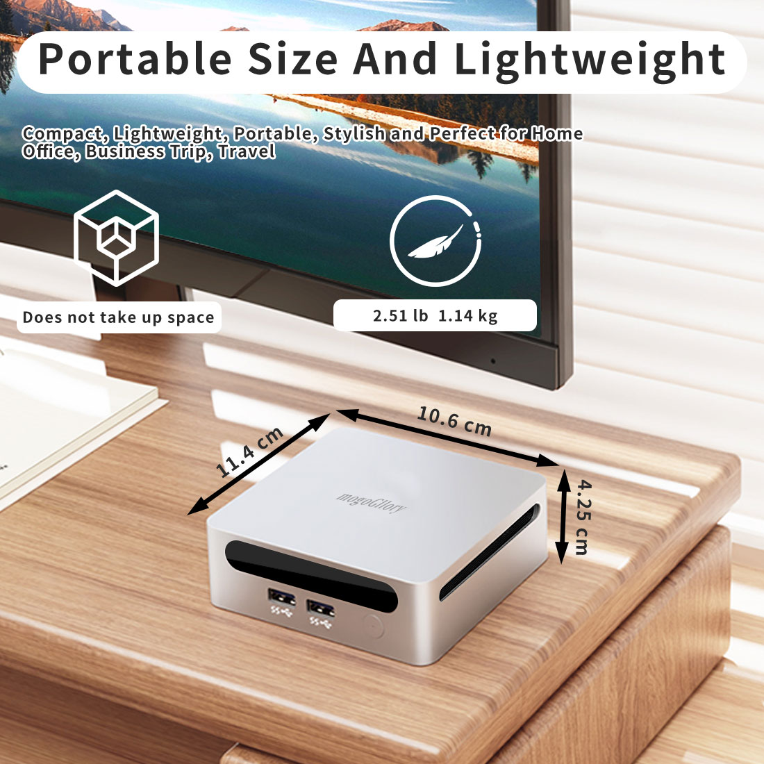 ミニPC Ryzen 5 5600H 16GB/512GB Win11 Pro Mini PC,AMD Ryzen 5 5600H,16GB DDR4 512GB NVMe SSD Mini