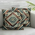 thumbnail image 3 of PRATYUS Vintage Southwest Throw Pillow Case, Cushion Cover Square Standard Home Decorative Blue Red White, 3 of 5