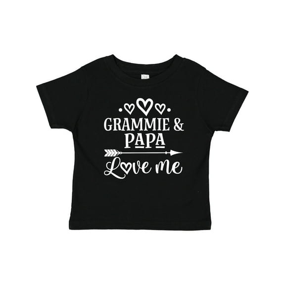 Inktastic Grammie and Papa Love Me Boys or Girls Baby T-Shirt