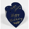 thumbnail image 2 of Inkdotpot Happy Birthday Bottle Tag Real Gold Foil Favor Hang Tag 100 Pack, 2 of 8