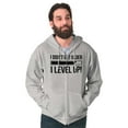 thumbnail image 5 of I Dont Get Older I Level Up Gamer Zip Up Hoodie Men's Women's Brisco Brands M, 5 of 6