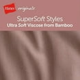 thumbnail image 6 of Hanes Women's Originals Supersoft Panties, Viscose from Bamboo Underwear Boxer Briefs 5-Pack, 6 of 6