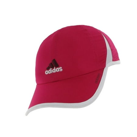 adidas Women's Adizero II Cap, One Size, Bold Pink/Maroon/White