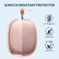thumbnail image 2 of Fintie Case for AirPods Max Headphones, Soft TPU Clear Anti-Scratch Protective Cover, Transparent Accessories Skin Protector (Clear Pink), 2 of 7