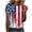 GQR1-White, variant on VKOYWKM Women's Independence Day T Shirts Red White and Blue Graphic Tees American Flag Short Sleeve Casual Summer Top Patriotic Crew Neck T-Shirts