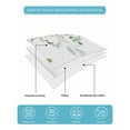 thumbnail image 5 of Quilts Queen Size, Sage Green Eucalyptus Leaves Soft Comforter Bedding Set for Bed, Farmhouse Botanical Watercolor Lightweight Quilted Bedspread with Pillow Cover(2 Pieces) for All Season, 90x96 Inch, 5 of 6