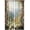 Green, variant on Morning Window Flower Landscape Blackout Curtain, Mountain Window Frame Art Vine Beautiful Scenery, Green Plant Chrysanthemum Sun Curtain, Teen Room Living Room Curtain 2 Pieces 42x63in