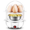 thumbnail image 1 of CUITING Double Tier Egg Cooker  Rapid Electric Egg Cooker  14 Egg Capacity  Auto Shut Off Function  Easy to Clean  White, 1 of 10