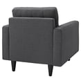thumbnail image 4 of Modway Empress Upholstered Armchair, Gray, 4 of 5