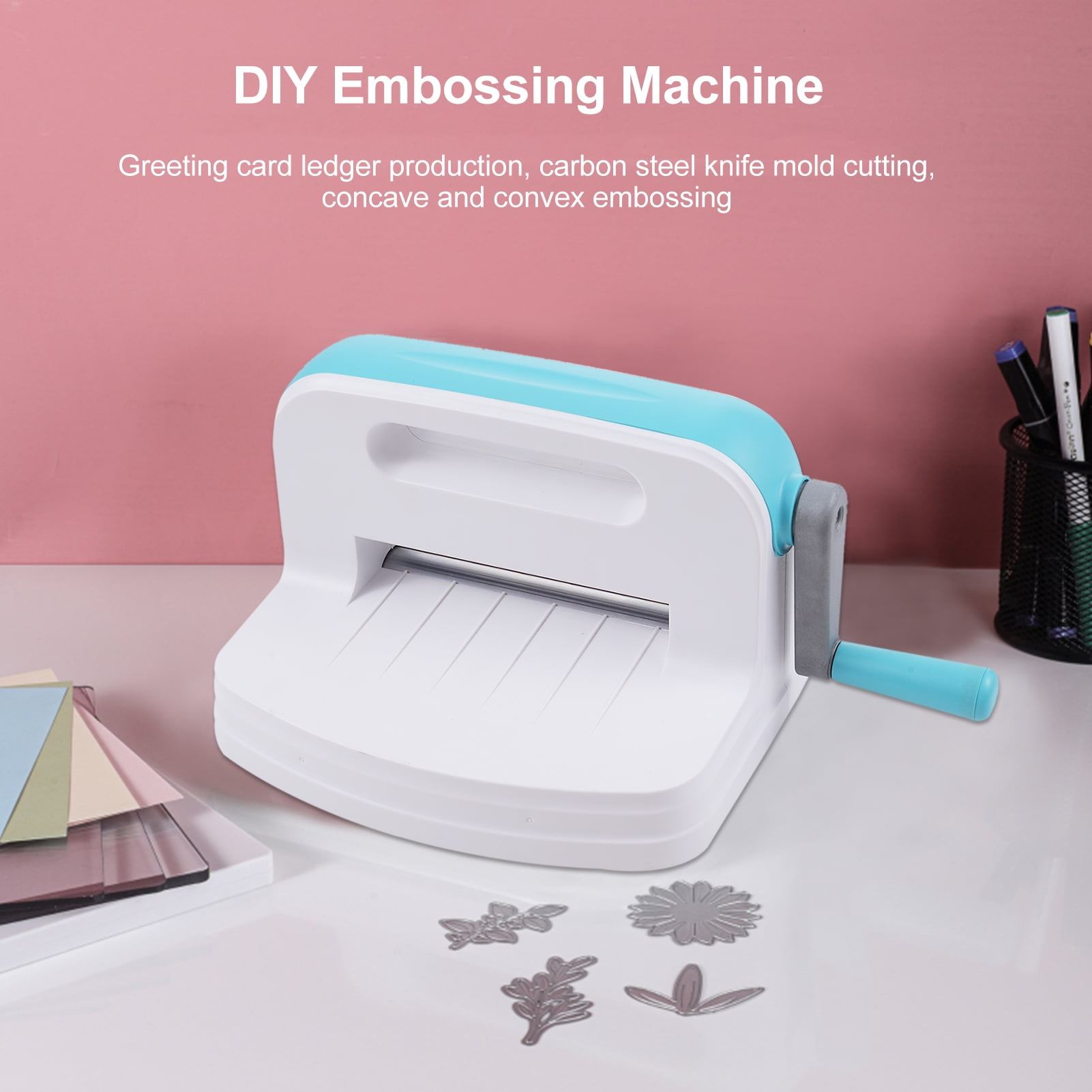 Hand Manual Die Cutting & Embossing Machine, Portable Cut Machines, Hand DIY Embossing, Cutting Greeting Card Hand Account Making Tool, For Arts & Crafts, Scrapbooking, Card Making
