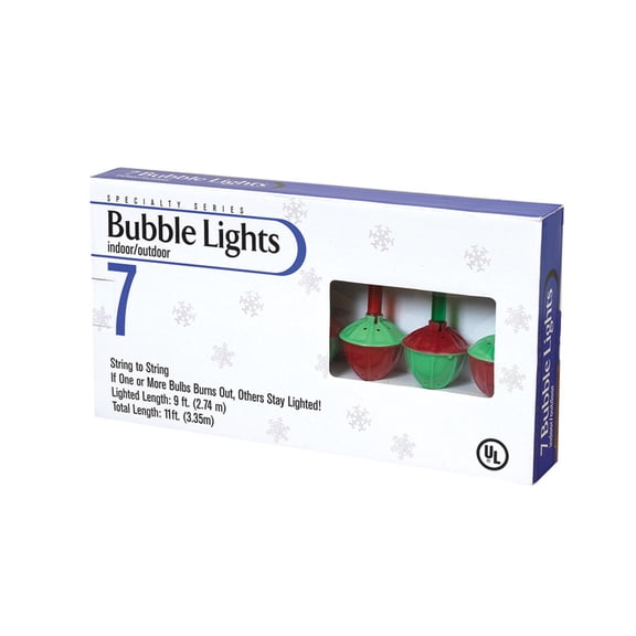 Gerson International Multi-color LED String Lights Holiday Lighting, 108" (2 Count)