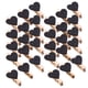thumbnail image 1 of Mini pinzas para la ropa de colores - Fotos de manualidades, clips de madera para fotos y papel Negro, 1 of 9