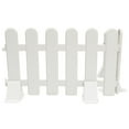 thumbnail image 2 of Pavo 2pcs Plastic Fence Courtyard Indoor Garden Fence Garden Small Fence with 4 Base, 2 of 5