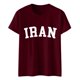 thumbnail image 1 of Camiseta de Manga Corta Impresa de Cuello Alto para las Mujeres, Tops de Cuello Redondo para las Mujeres Mezcla de Poliéster de Spandex de Uso Diario Casual, 1 of 5