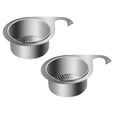 thumbnail image 1 of Stainless Swan Sink Strainer Basket Swan Drain Basket For Kitchen Sink Side Kitchen Sink Swan Drain Strainer Basket Corner Multifunctional Drain Basket For Fruit Vegetabl, 1 of 9
